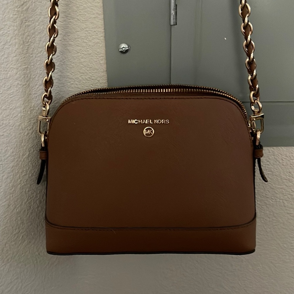 Genuine Michael Kors Saffiano Leather Crossbody Bag